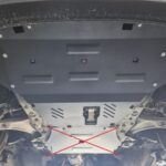 Hyundai Santa Fe 2 mm steel underbody protection plate