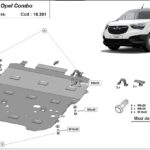 Vauxhall Combo C engine gearbox radiator and front bumper skid plate