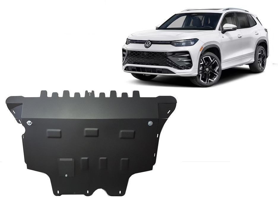Volkswagen Tiguan Hybrid 2024–2026 engine gearbox radiator skid plate