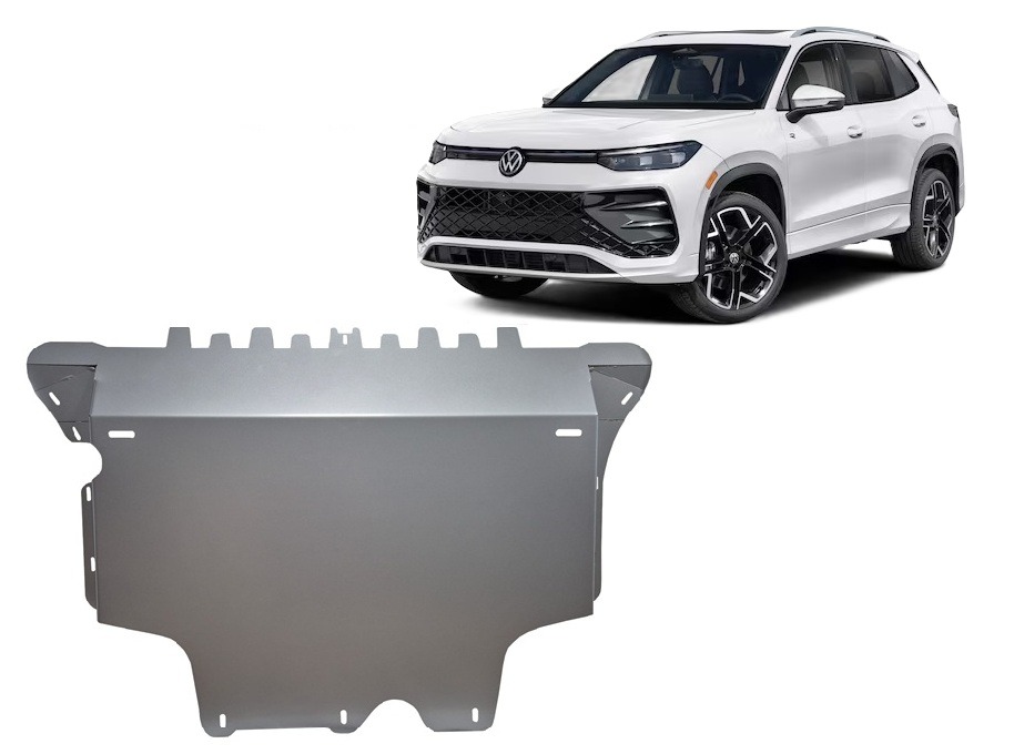 Volkswagen Tiguan Hybrid 2024–2026 engine gearbox radiator skid plate