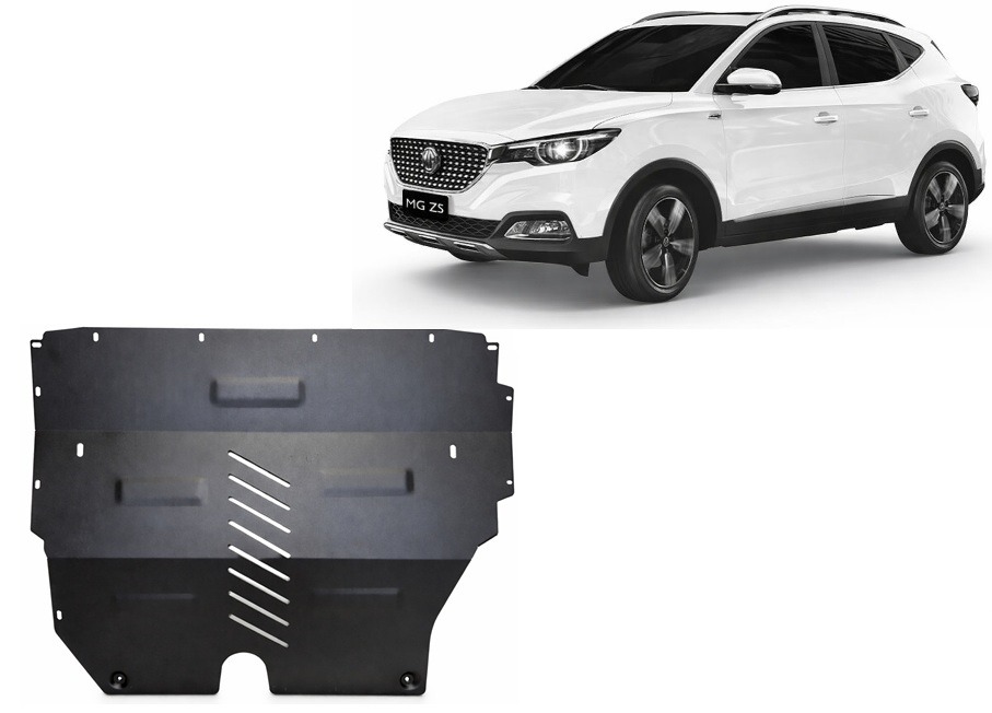 MG ZS Benzin 2017–2024 2 mm steel skid plate underbody protection