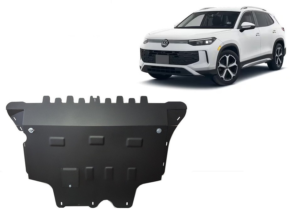 VW Tiguan 2024–2026 2 mm steel skid plate