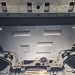 Steel skid plate for VW Tiguan engine gearbox and radiator