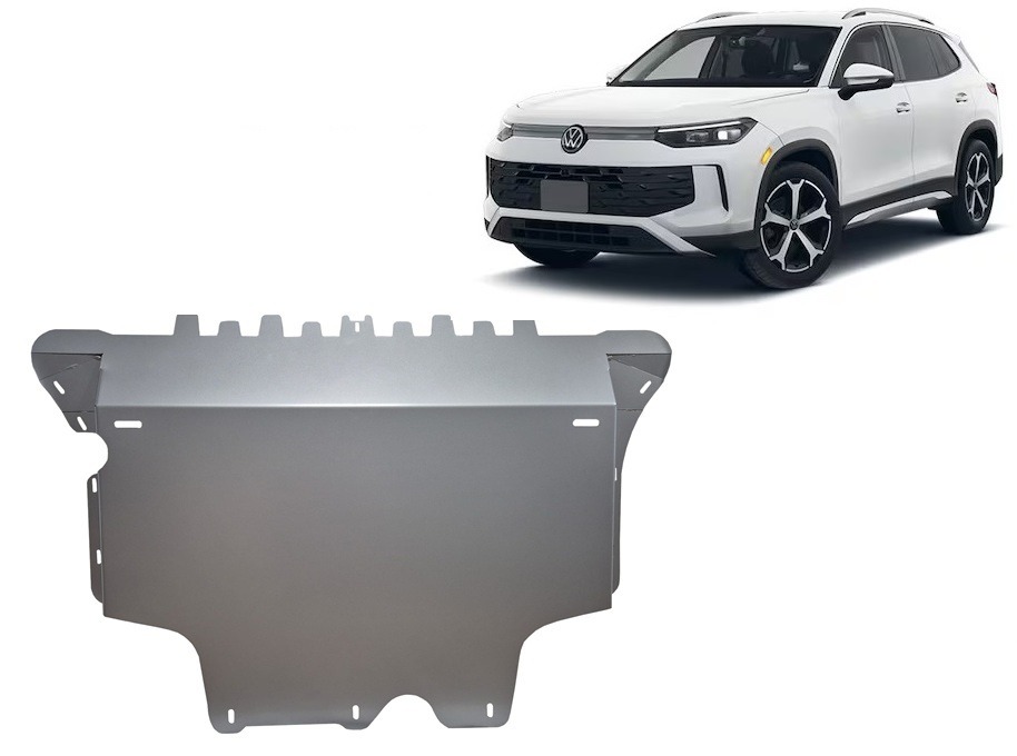 VW Tiguan 2024–2026 3 mm aluminium skid plate