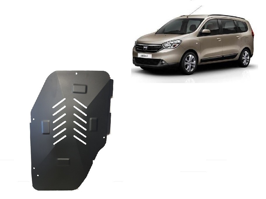 Dacia Lodgy 2012–2022 2 mm steel fuel tank guard