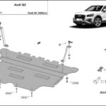 3 mm aluminium underbody guard for Audi Q2 2021–2026