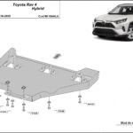Toyota RAV4 Hybrid rear underbody protection plate 2018–2025