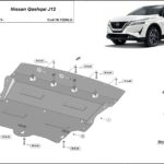 Nissan Qashqai J12 engine and gearbox skid plate 2021–2026