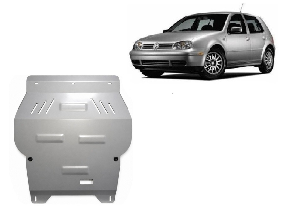 Volkswagen Golf 1998–2006 engine front bumper gearbox radiator skid plate underbody protection