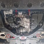 Nissan X-Trail T33 engine protection plate 3 mm aluminium