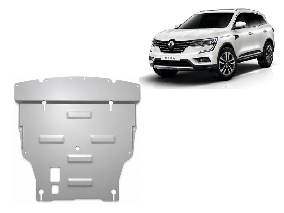 Renault Koleos 3 mm aluminium underbody protection kit 2016–2025