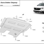 Dacia Dokker Stepway aluminium sump guard underbody protection