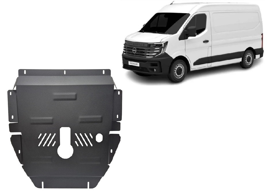 Nissan Interstar (2024-2026) Engine, Gearbox, Radiator Skid Plate – 2 mm Steel