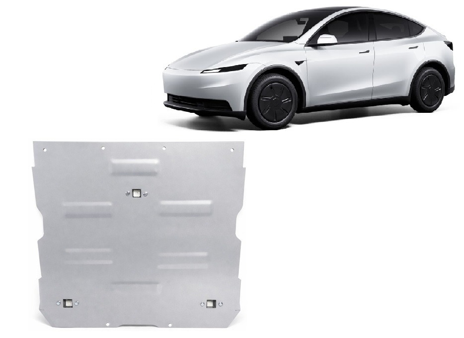 Tesla Model Y Dual Motor (2024-2026) Front Electric Motor Skid Plate – 3 mm Aluminium
