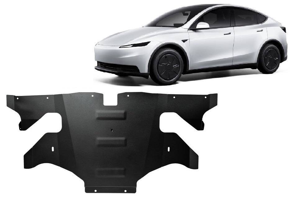 Tesla Model Y AWD Dual Motor (2024-2026) Rear Electric Motor Skid Plate – 2 mm Steel