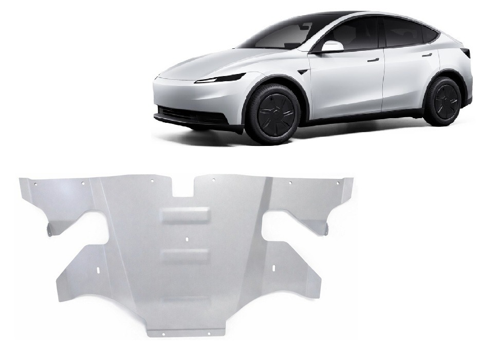 Tesla Model Y Dual Motor (2024-2026) Rear Electric Motor Skid Plate – 3 mm Aluminium