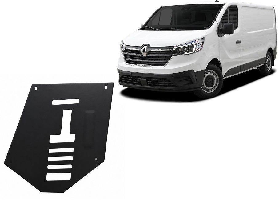 Renault Trafic (2022-2026) Catalytic Converter Guard – 2 mm Steel