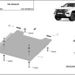 Volkswagen Amarok drivetrain underbody protection plate