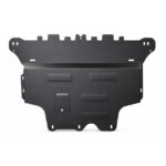 Audi Q2 automatic gearbox engine and front bumper steel underbody protection