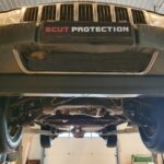 2 mm steel skid plate for Jeep Commander engine radiator