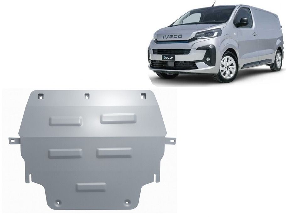 Iveco eJolly 2025–2026 aluminium engine gearbox and radiator skid plate
