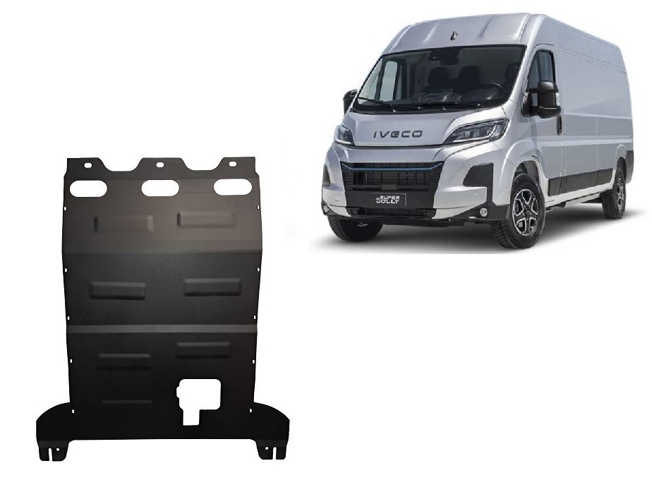 Iveco eSuperJolly 2025-2026 engine gearbox and radiator skid plate – 2.5 mm steel