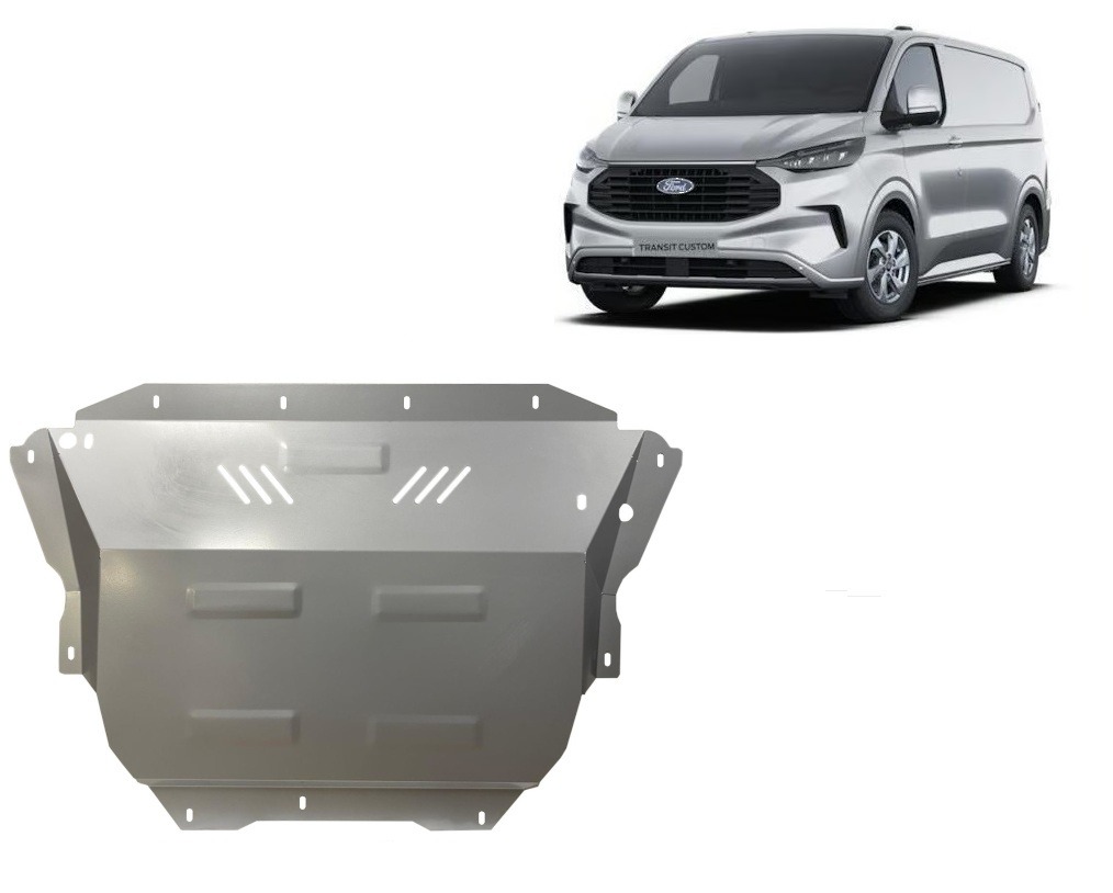 Ford Tourneo Custom 2023-2026 engine gearbox radiator skid plate