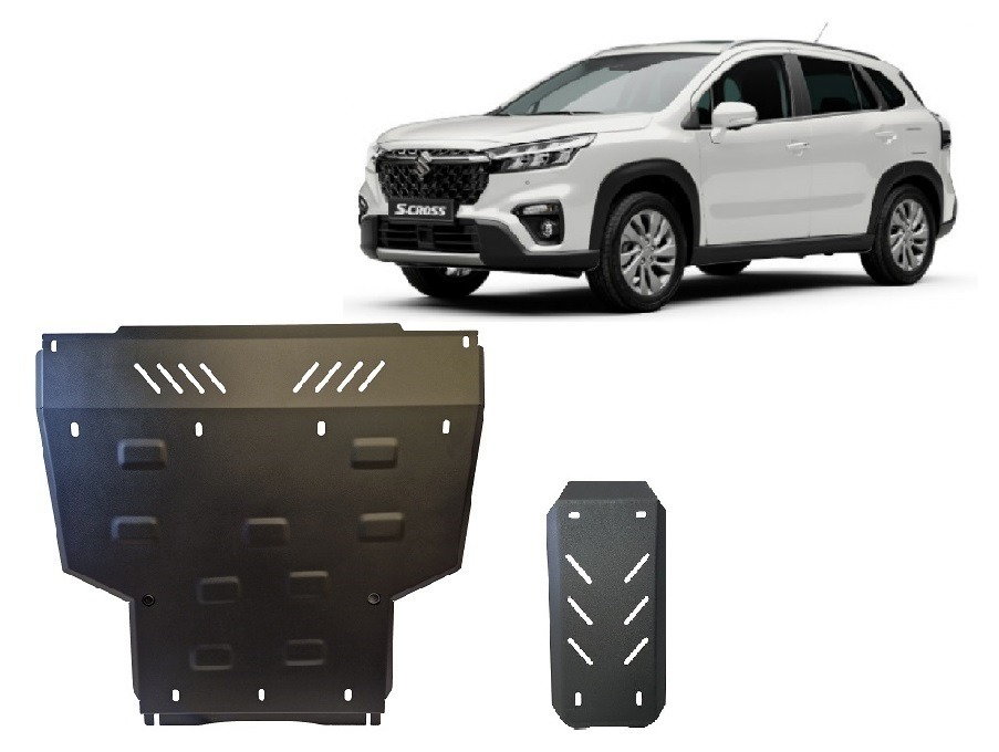 Suzuki S-Cross (2023-2026) Engine, Gearbox, Rear Differential Skid Plate - 2 mm Steel