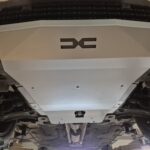 Aluminium skid plate for Dacia Duster engine gearbox radiator