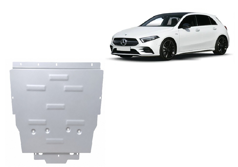 Mercedes A-Class 2018-2026 engine gearbox radiator skid plate
