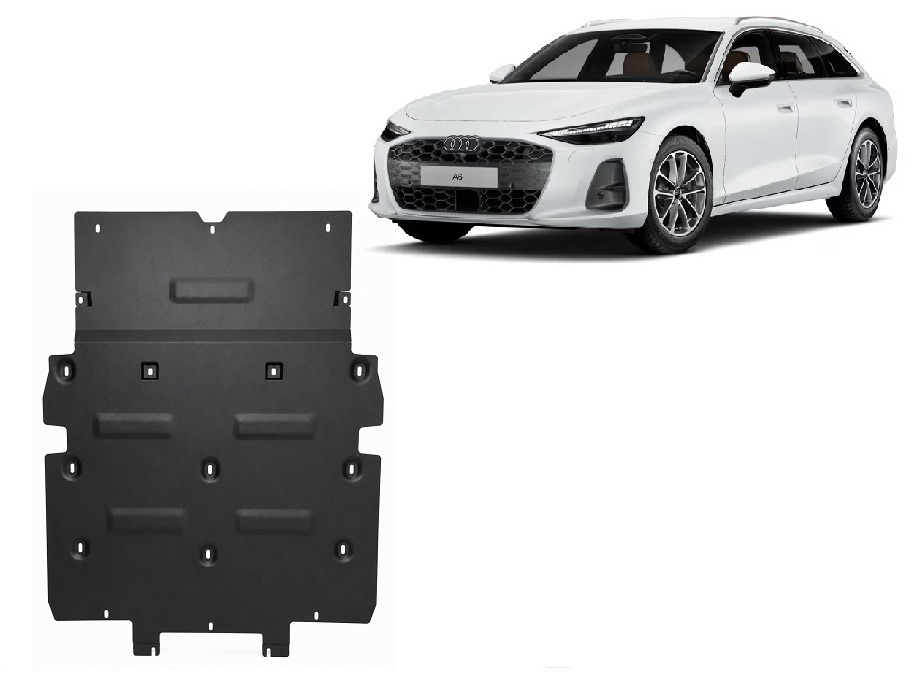 Audi A6 2019-2025 engine skid plate - 2 mm steel
