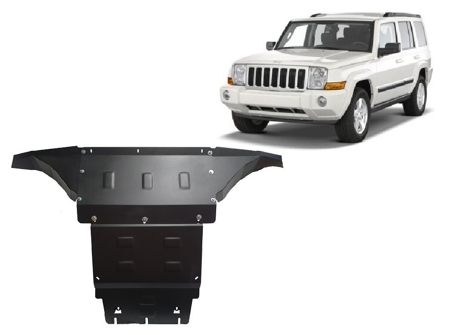 Jeep Commander 2005-2010 engine radiator skid plate