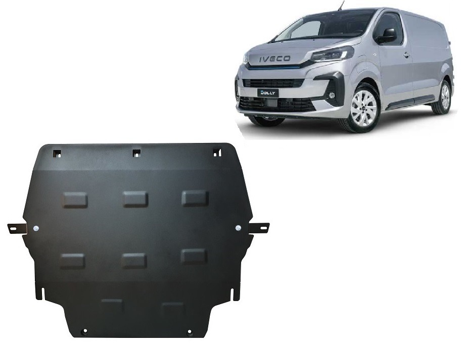 Iveco eJolly 2025-2026 engine gearbox and radiator skid plate – 2 mm steel