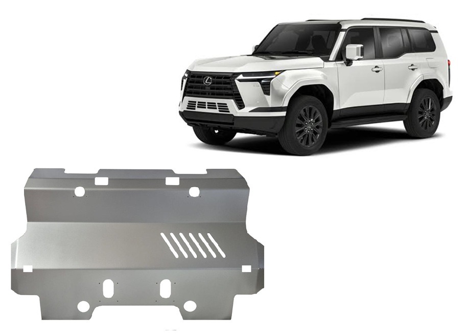 4 mm aluminium radiator skid plate for Lexus GX (2024–2026)