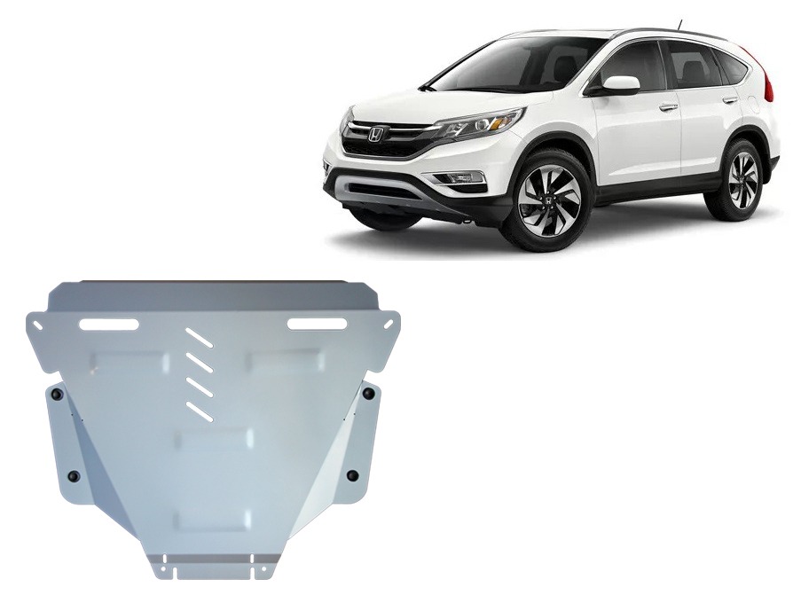 Honda CR-V 2013-2016 engine and gearbox skid plate in 3 mm aluminium